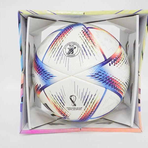 実際に弊社で買取させて頂いたadidas/アディダス アル・リフラ プロ5号 カタールワールドカップ 公式試合球 サッカーボールの画像 0枚目