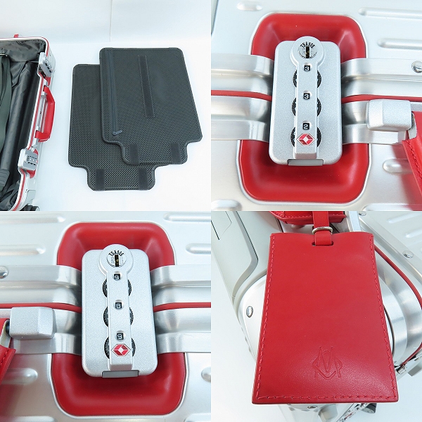 実際に弊社で買取させて頂いたRIMOWA/リモワ キャビンツイスト キャリーバッグ/スーツケース シルバー 925.90.04/35Lの画像 7枚目