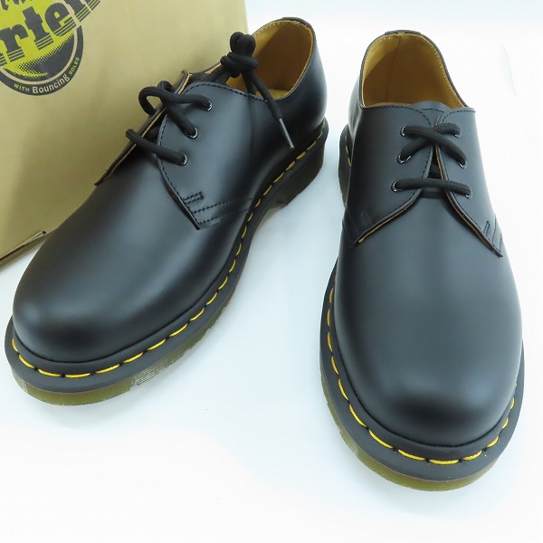 実際に弊社で買取させて頂いたDr.Martens/ドクターマーチン 3EYE BOOTS 3ホールブーツ ブラック 1461/1183002/UK8
