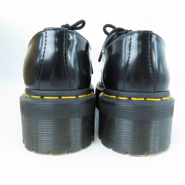 実際に弊社で買取させて頂いたDr.Martens/ドクターマーチン 3ホールシューズ/1461 QUAD PLATFORM LEATHER SHOES 25567001/UK5の画像 1枚目