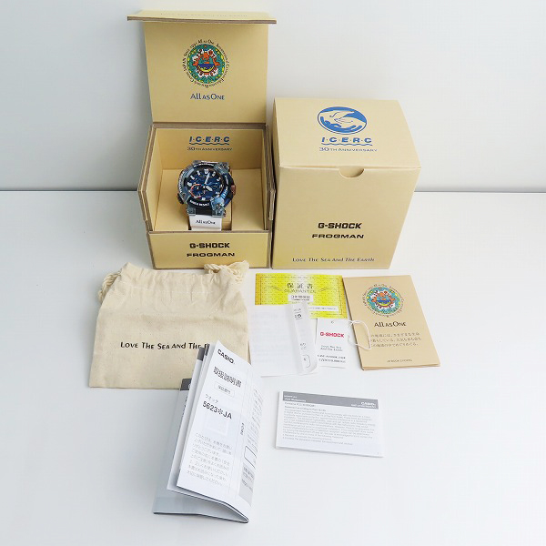 実際に弊社で買取させて頂いたG-SHOCK/Gショック FROGMAN/フロッグマン MASTER OF G-SEA イルクジ 2021/腕時計 GWF-A1000K-2AJRの画像 9枚目