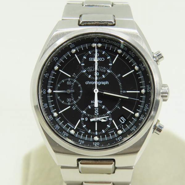 実際に弊社で買取させて頂いたSEIKO/セイコー クロノグラフ デイト クォーツ/ウォッチ/腕時計 7T62-0AA0