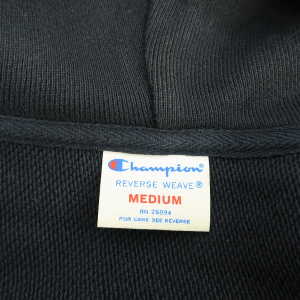 実際に弊社で買取させて頂いたChampion/チャンピオン REVERSE WEAVE/リバースウィーブ ジップパーカー Mの画像 2枚目