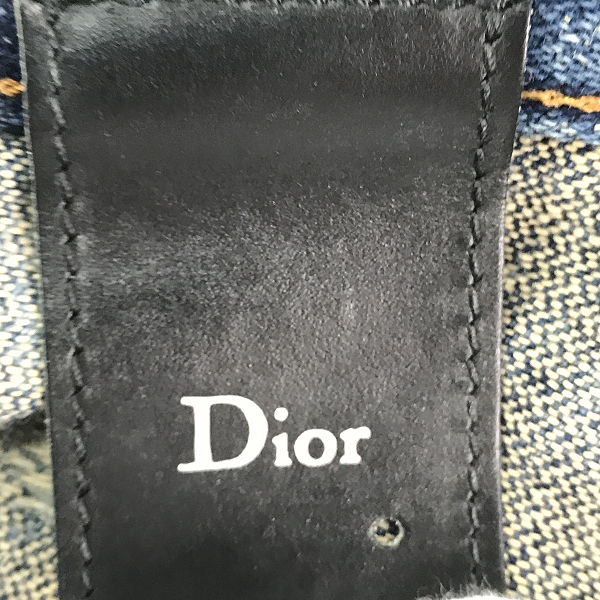実際に弊社で買取させて頂いたDior Homme/ディオール オム 07SS エディ期 ファインドアゲイン ダメージ加工 デニムパンツ 7E3110610198/28の画像 2枚目