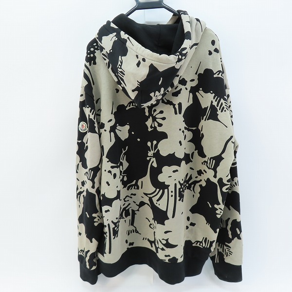 実際に弊社で買取させて頂いたMONCLER/モンクレール 総柄プルオーバー パーカー G10918G7C400/XXXLの画像 1枚目
