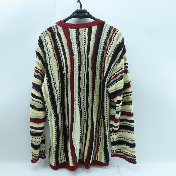 実際に弊社で買取させて頂いたglamb/グラム マルチカラー ストライプ柄 長袖セーター/3の画像 1枚目