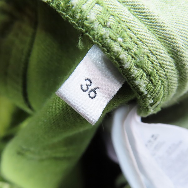 実際に弊社で買取させて頂いたGUCCI/グッチ ボタンフライベロアロングパンツ 594931 XDAXK/36の画像 4枚目