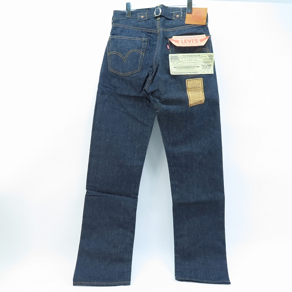 実際に弊社で買取させて頂いた【未使用】LEVIS/リーバイス 201XX 刻印555 バレンシア工場製 復刻 ビッグE デニムパンツ 201-0003/W32/L36の画像 1枚目