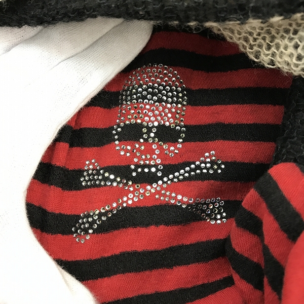 実際に弊社で買取させて頂いたRoen/ロエン ダメージ加工 レーヤード ボーダー ニット/カットソー 76147043 /48の画像 5枚目