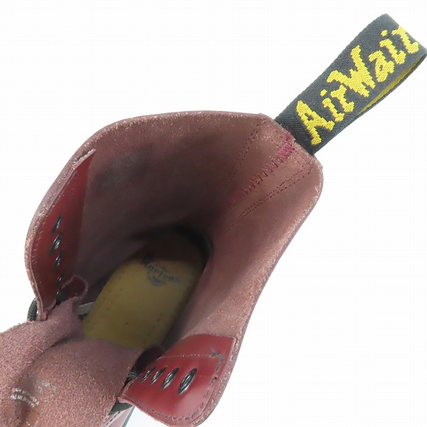 実際に弊社で買取させて頂いたDr.Martens/ドクターマーチン 10EYE BOOTS 10ホール ブーツ レザー 1490/UK6の画像 4枚目