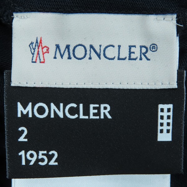 実際に弊社で買取させて頂いた【JPタグ】MONCLER/モンクレール 1952 20SS MAMIWATA マミワタ ロゴパッチ 半袖Tシャツ カットソー F10928C71200 XLの画像 3枚目