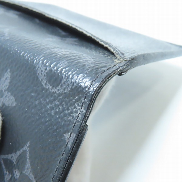 実際に弊社で買取させて頂いたLOUIS VUITTON/ルイ ヴィトン モノグラムエクリプス オーガナイザードゥポッシュ 二つ折りカードケース M61696の画像 7枚目