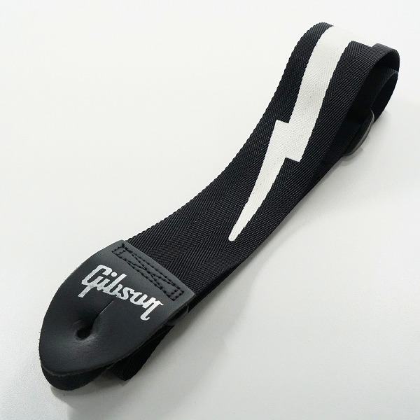 実際に弊社で買取させて頂いたGibson/ギブソン ライトニングボルト ギターストラップ ベースストラップ