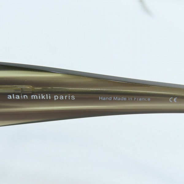 実際に弊社で買取させて頂いたalain mikli/アランミクリ メガネフレーム/アイウェア A0358-08の画像 5枚目