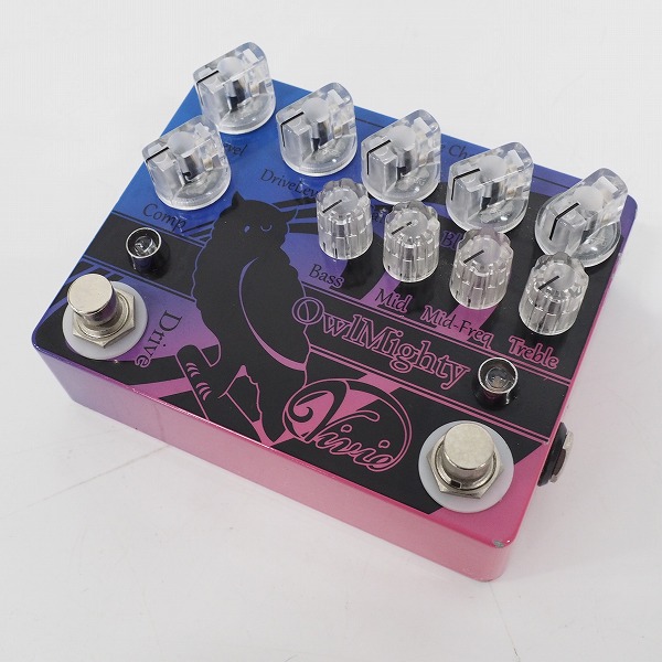 実際に弊社で買取させて頂いたVivie/ビビー OwlMighty ベース用 プリアンプ エフェクター【動作確認済】