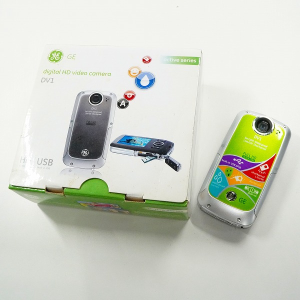 実際に弊社で買取させて頂いたGE/ゼネラルエレクトリック DV1 F2.8 f=5.5mm デジタル HD ビデオカメラ  動作確認済み