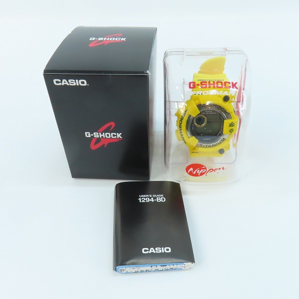 実際に弊社で買取させて頂いたG-SHOCK/Gショック FROGMAN/フロッグマン アメリカズカップ DW-8200AC-9T【動作未確認】の画像 4枚目