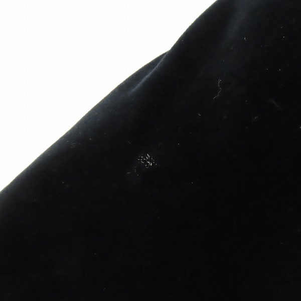 実際に弊社で買取させて頂いたJean Paul GAULTIER HOMME/ジャンポールゴルチェ オム ベロア セットアップ ジャケット/パンツ ブラック 48の画像 8枚目