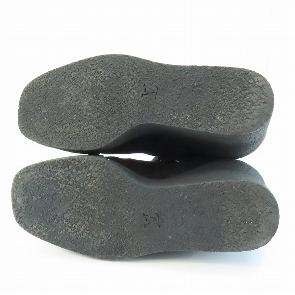 実際に弊社で買取させて頂いたLouis Vuitton/ルイヴィトン スウェードレザー ヒールブーツ/ショートブーツ NL 0165 /36.5の画像 2枚目