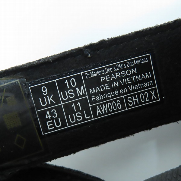 実際に弊社で買取させて頂いたDr.Martens/ドクターマーチン PEARSON/ペアソン サンダル/9の画像 5枚目