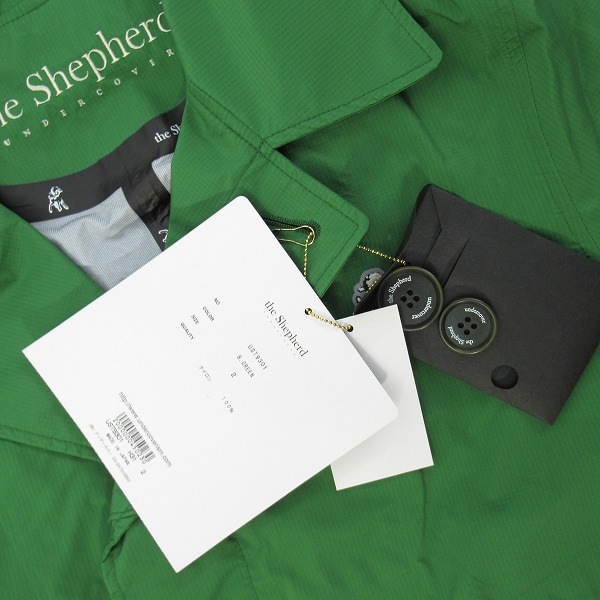 実際に弊社で買取させて頂いた【未使用】 the shepherd UNDERCOVER/アンダーカバー ザシェパード 17AW ステンカラーコート/UST9301/2の画像 7枚目