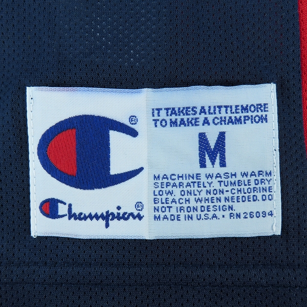 実際に弊社で買取させて頂いたChampion/チャンピオン 90s アメリカ代表 オリンピック ドリームチーム ユニフォーム #9 ミッチ・リッチモンド/Mの画像 2枚目