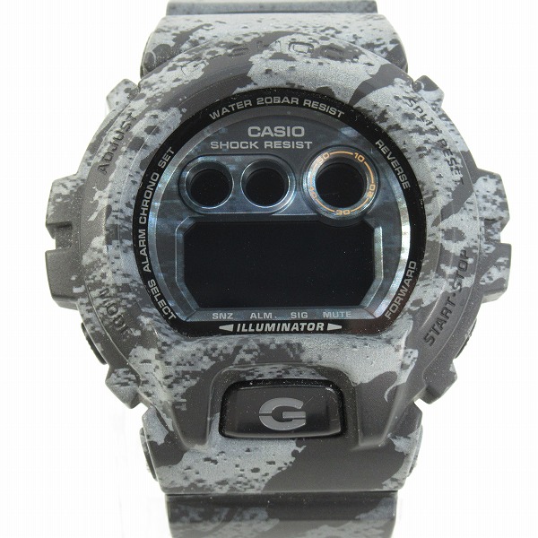 実際に弊社で買取させて頂いたG-SHOCK/G-ショック×Maharishi/マハリシ コラボ カモ柄三つ目腕時計 GD-X6900MH-1JR【動作未確認】
