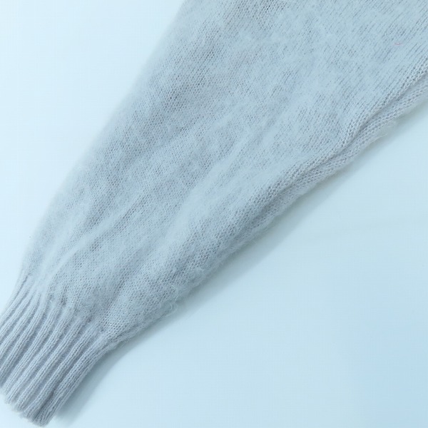 実際に弊社で買取させて頂いたWACKO MARIA/ワコマリア GUILTY PARTIES モヘア ウール カーディガン ライトグレー系/XLの画像 4枚目