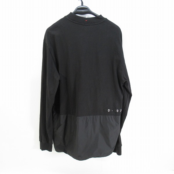 実際に弊社で買取させて頂いた【JPタグ】MONCLER/モンクレール ロゴプリント 長袖Tシャツ ブラック I20978D00001/XLの画像 1枚目