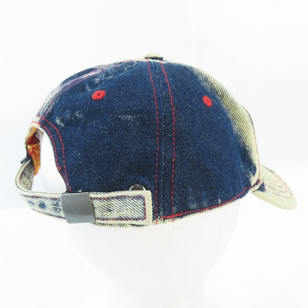 実際に弊社で買取させて頂いたDIESEL/ディーゼル ダメージ加工 デニム キャップ 0DGAV/2の画像 3枚目