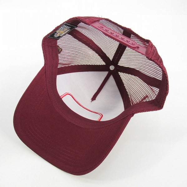 実際に弊社で買取させて頂いたCHALLENGER × SAM'S/チャレンジャー×サムズ CAMS メッシュキャップ ボルドーの画像 4枚目