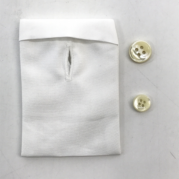 実際に弊社で買取させて頂いた(1)【未使用】SAINT LAURENT/サンローラン 19SS プレーン 長袖シャツ 536096 Y216W/36の画像 7枚目