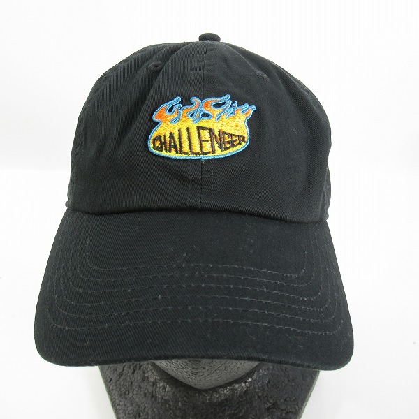 実際に弊社で買取させて頂いたCHALLENGER/チャレンジャー ロゴ刺繍 フレイムス キャップ の画像 1枚目