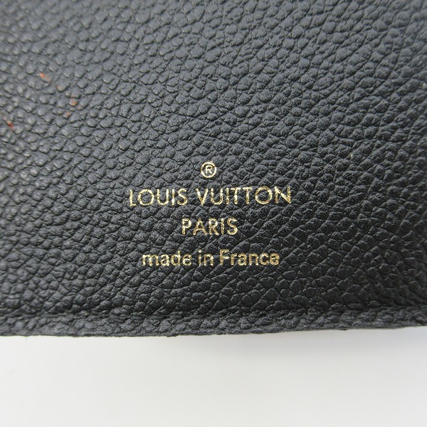 実際に弊社で買取させて頂いたLOUIS VUITTON/ルイヴィトン モノグラム アンプラント 三つ折り財布 ウォレット ブラックの画像 4枚目