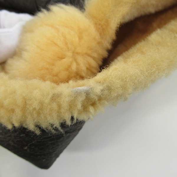 実際に弊社で買取させて頂いたBUZZ RICKSON'S/バズリクソンズ B-6 フライト/ムートンジャケット/40Rの画像 7枚目