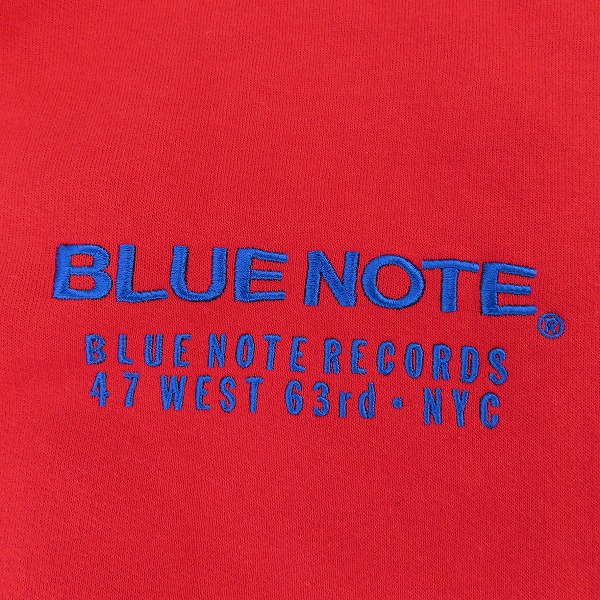 実際に弊社で買取させて頂いたWACKO MARIA/ワコマリア 23AW BLUE NOTE SWEAT SHIRT クルーネック スウェット レッド/XLの画像 6枚目