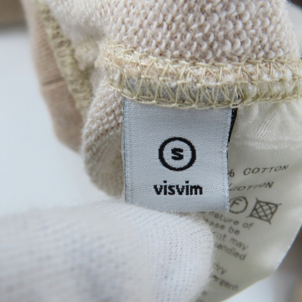 実際に弊社で買取させて頂いたvisvim/ビズビム ジップアップ フーディ/パーカー S の画像 3枚目