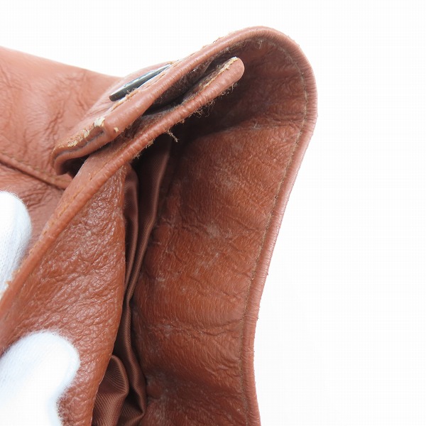 実際に弊社で買取させて頂いたGAP/ギャップ オールド 90sレザージャケット ヴィンテージ/Ｍの画像 5枚目