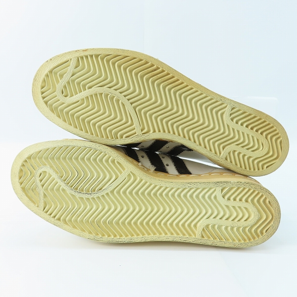 実際に弊社で買取させて頂いた【観賞用】adidas/アディダス 金ベロ/フランス製/ヴィンテージ SUPERSTAR/スーパースター スニーカー 6.5の画像 2枚目