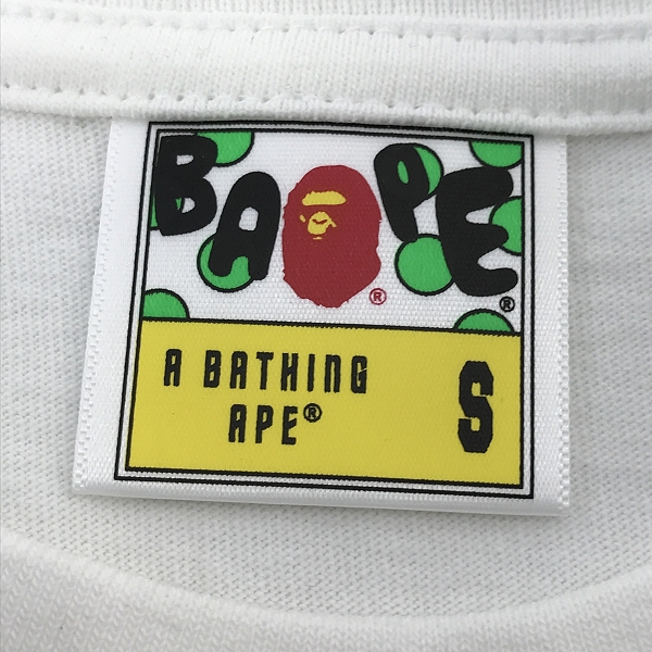 実際に弊社で買取させて頂いたA BATHING APE/アベイジングエイプ SHARK HOODIE 20周年 SHIBUYA SHARK COLLEGE TEE/シャークTシャツ/Sの画像 2枚目