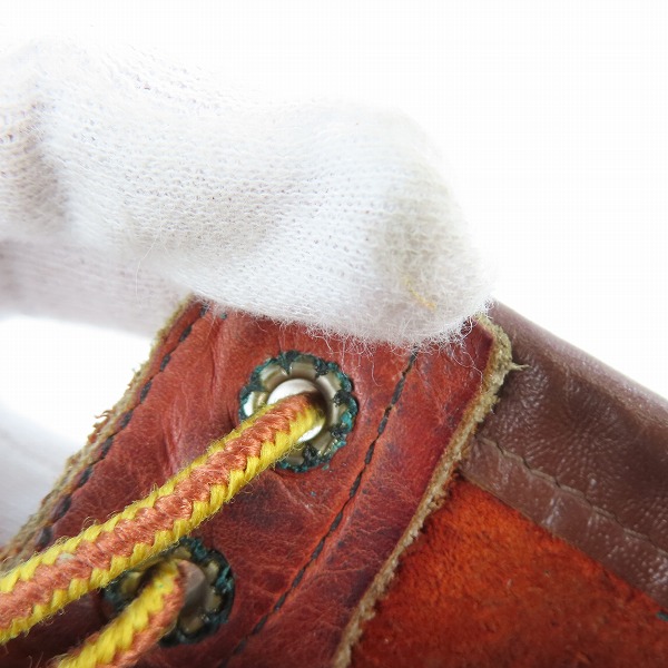 実際に弊社で買取させて頂いたRED WING/レッドウィング 半円犬タグ アイリュッシュセッターブーツ 875/7Eの画像 9枚目