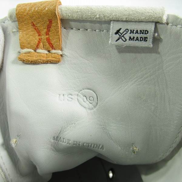 実際に弊社で買取させて頂いたvisvim/ビズビム CUBISM ハイカットスニーカー 刺繍 9の画像 5枚目