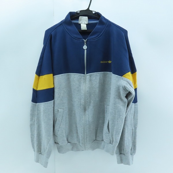 実際に弊社で買取させて頂いたadidas/アディダス ヴィンテージ 銀タグ ジップアップ プルオーバーパーカー