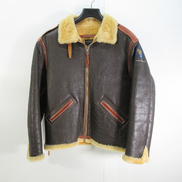実際に弊社で買取させて頂いたBUZZ RICKSON'S/バズリクソンズ B-6 フライト/ムートンジャケット/40R