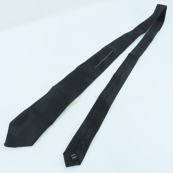実際に弊社で買取させて頂いた【未使用】Yohji Yamamoto/ヨウジヤマモト CUSTUME D'HOMME シルク ネクタイの画像 1枚目