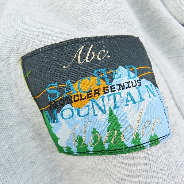 実際に弊社で買取させて頂いたMONCLER×Advisory Board Crystals/モンクレール×アドバイザリーボードクリスタルズ スウェット/トレーナー G209X0G00052/Mの画像 8枚目