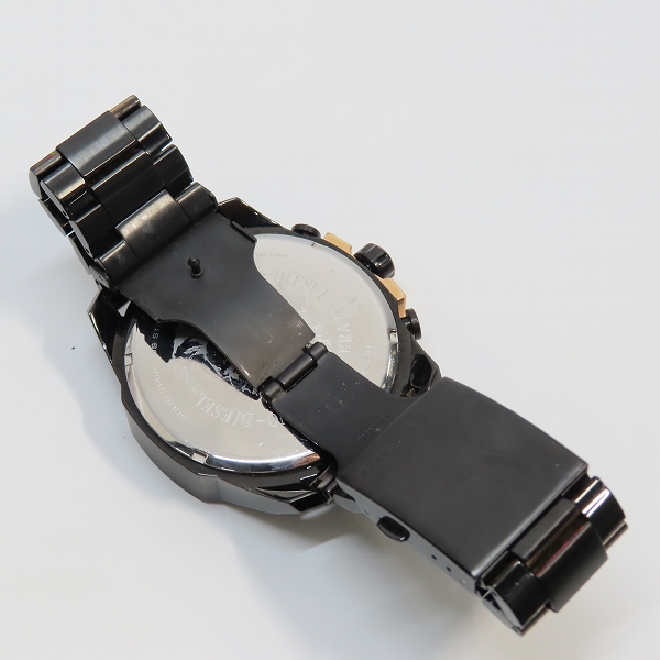 実際に弊社で買取させて頂いたDIESEL/ディーゼル MEGA CHIEF/メガチーフ クロノグラフ DZ-4309【動作未確認】の画像 3枚目