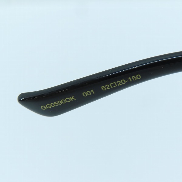 実際に弊社で買取させて頂いたGUCCI/グッチ 度入り メガネフレーム/アイウェア  GG0590OK 001の画像 7枚目