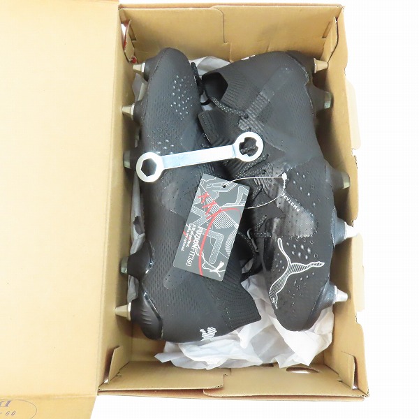 実際に弊社で買取させて頂いた【未使用】PUMA/プーマ Future Ultimate MxS/フューチャー アルティメット ブラック 107164-02/24.5の画像 7枚目