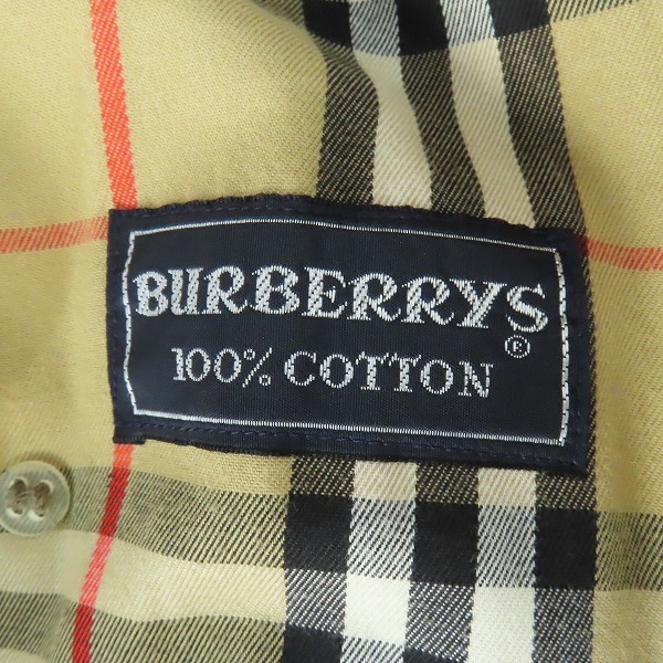 実際に弊社で買取させて頂いたBurberry's/バーバリーズ 裏地チェック柄 トレンチコート の画像 3枚目
